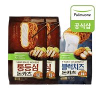 풀무원 통등심 돈카츠 1봉 블럭치즈 2봉