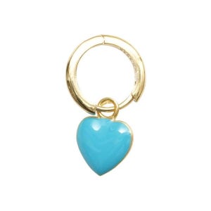 [윌헤미나 가르시아] 윌헬미나 가르시아 GOLD HEART EARRING/ HRT005-TURQUOISE