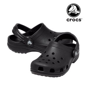 크록스 [패션플러스][크록스]크록스 CROCS 클래식 클로그 키즈 블랙 206991-001