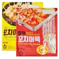 노브랜드 어묵탕 오뎅탕 꼬치어묵 518g 매운 꼬치어묵 528g