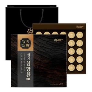 [대상웰라이프] 원기 침향환 골드 (3.75g x 30환) 국내산 사향벌꿀 6년근 홍삼 선물세트