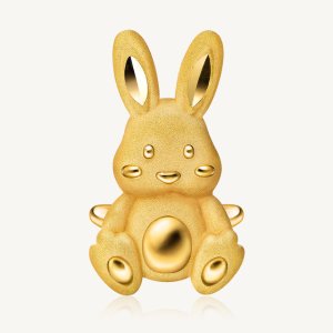 [수앤진골드] 토끼 돌반지 24K 순금 3.75g 토끼_1