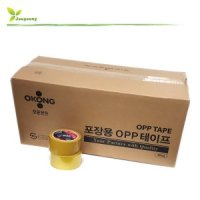 오공 OPP테이프 박스테이프 투명 미색 황색 1box 투명