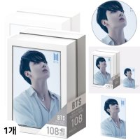 방탄 소년단 퍼즐 직소 액자 108pcs proof 정국 BTS 포토 카드 프레임 박스 수집 취미