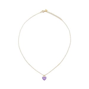 [윌헤미나 가르시아] 윌헬미나 가르시아 I LOVE ME TINY HEART NECKLACE / HRT040-PURPLE