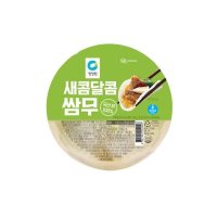 청정원 국산무 100 새콤달콤 쌈무 340g 75개