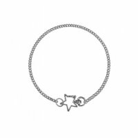 VVV 별 고리 써지컬 초커 목걸이 Star Ring Surgical Choker Necklace