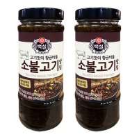 CJ제일제당 백설 소불고기 양념 500g x2개