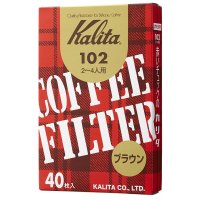 카리타 Kalita 커피 필터 102 여과지 박스 2 4 인용 40 매