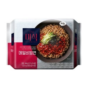 하림 더미식 메밀비빔면 121G*4