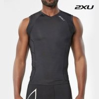 2XU 남성 컴프레션 민소매 XUMC110BLL