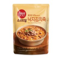 CJ제일제당 햇반 소프트밀 낙지김치죽 420g