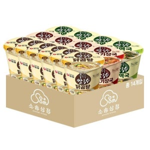 농심 후루룩 쌀국수 혼합 12개 (닭곰탕+소고기장국+미역국 각 4개)