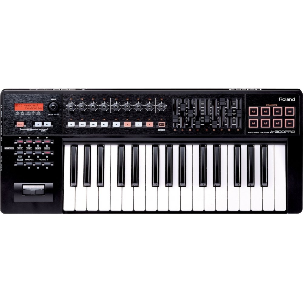 Roland 미디 건반 컨트롤러 마스터 키보드 롤랜드 32키 32-key A-300PRO-R