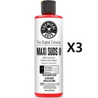 케미컬가이 체리향 Maxi Suds 카샴푸 16oz X3병 디테일링 셀프 세차 폼랜스 세척 세정제 클리너