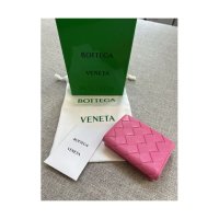 Bottega Veneta 3단 가죽 인트레토 우븐 지갑NIB 더스트백