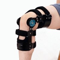 코루닷컴 의료용 각도조절 무릎보조기 ACL PCL BRACE 전방십자인대  강화플라스틱/ACL(전방)  우  M  1개