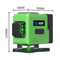 미니 레벨기 타일 수평계 레이저 수평기 그린레이저 8라인