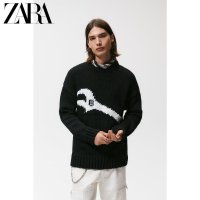 ZARA 자라니트 남성 겨울니트 굵은짜임 울스웨터