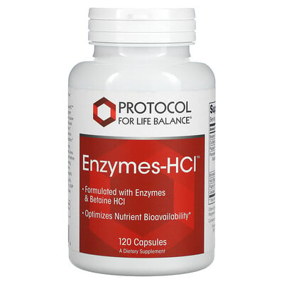 <b>프로토콜 포 라이프 발란스</b> Protocol for Life Balance Enzymes-HCI, 캡슐 120정