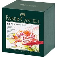 파버카스텔 Faber Castell 60피스 피트 아티스트 펜 브러시 세트