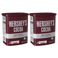 허쉬 Hersheys 천연 무가당 코코아파우더 베이킹용 글루텐프리 100코코아 초코케이크 베이킹파우더 23oz 2팩