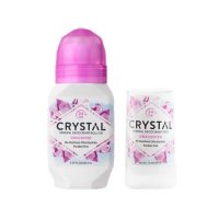 크리스탈 데오드란트 롤온 무향 66ml + 트래블 스틱 무향 40g