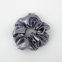 에이레브 LEATHER SCRUNCHIE METAL