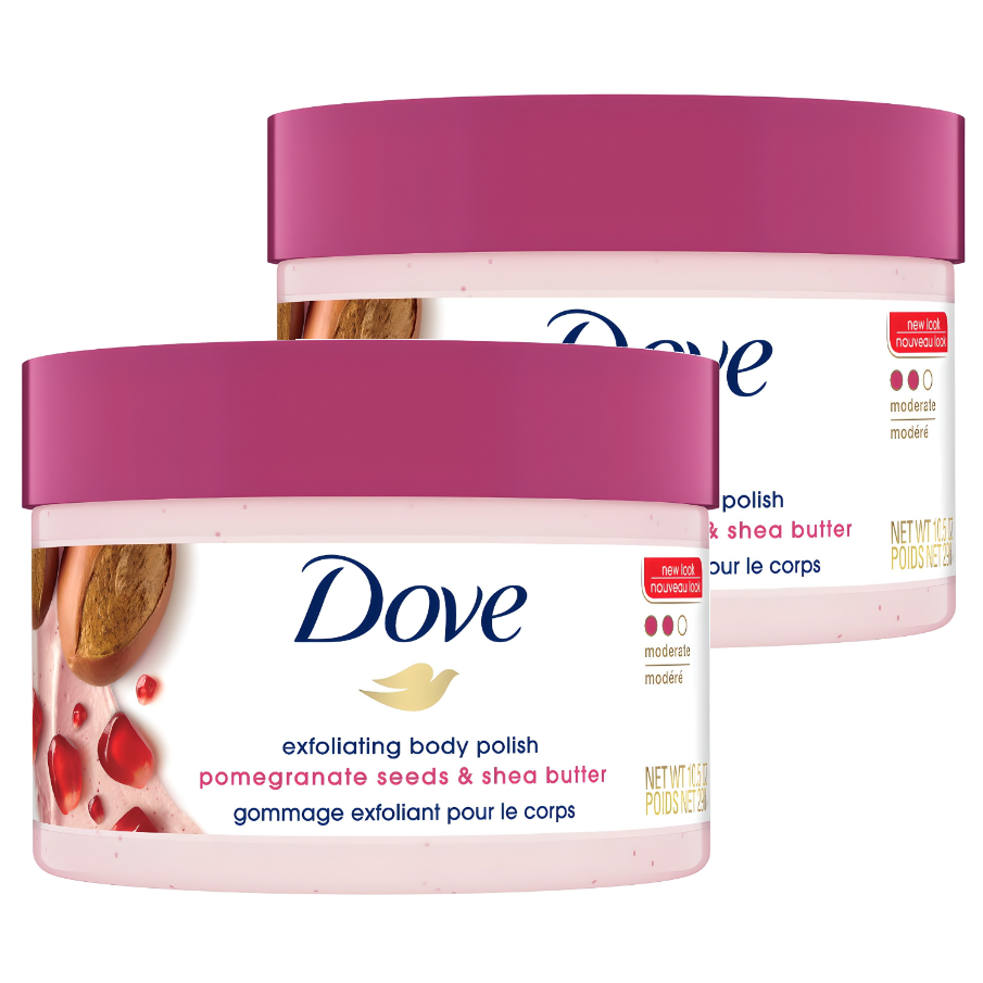 도브 바디스크럽 <b>포메그라네이트</b> 시드 앤드 시어버터  298g  2개