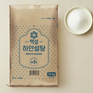 [대용량]백설 하얀설탕 15kg
