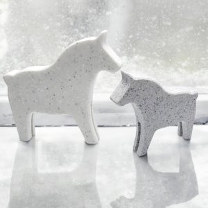 [팔로우쿠폰]몽블 말조각상 홈 오브제 인테리어 항균소재, 몽블