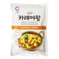 청정원 카레여왕 망고바나나 1kg (대용량 카레여왕)