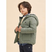 BEANPOLE KIDS 빈폴키즈 30 OFFBEANPOLE KIDS 후드 한줌 경량 다운 카키 BI3139U01H