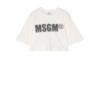 MSGM 엠에스지엠 키즈 크롭 티셔츠 MS029517 19309654