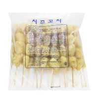 치즈 튀김 1200g 10개 업소용 미니 치즈볼 꼬치