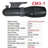 전기 수중 바다 스쿠터 스킨스쿠버 수영장 모터용 프로펠러