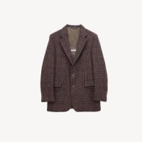 HARRIS TWEED 울 글렌체크 트위드 블레이저 MAN