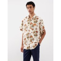 에트로 남성 Island-print silk bowling shirt 셔츠 1533983