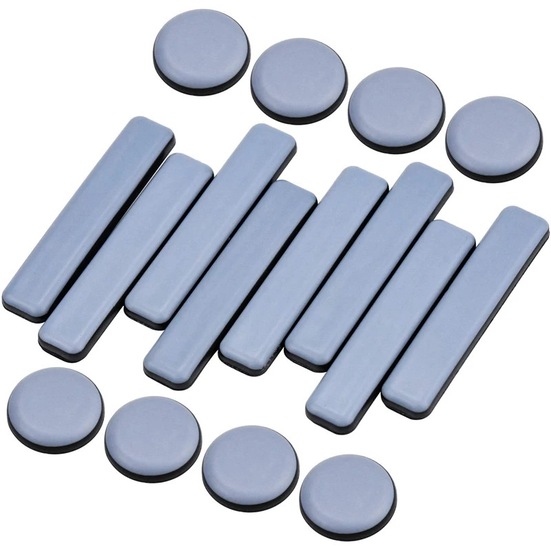 New-16 Pcs 가구 <b>글라이드</b> PTFE 자기 접착 <b>성</b> 세트 용 스퀘어 Easy Movers