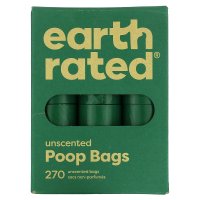 Earth Rated Dog Poop Bags Unscented 270 Bags