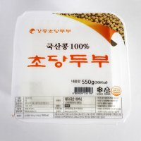 [강릉초당두부] 국산콩100% 초당두부  3개  550g