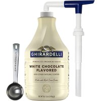 Ghirardelli 초콜릿 맛 소스 2 5L 86온스 Ghirardelli 펌프 스푼