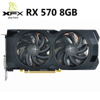 그래픽카드 8GB GDDR5 그래픽 카드 AMD RX500 시리즈 VGA RX570 DVI RX 570 8G RX570-8GB