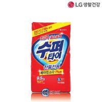 LG생활건강 수퍼타이 베이킹소다 플러스 분말세제 리필  9.5kg  1개