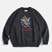 ESPIONAGE Flying Tigers Heavy Weight Sweat Shirt Vintage