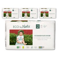 [네띠] [Eco by Naty] 네띠 친환경 밴드 기저귀 2단계 33매 x 4팩