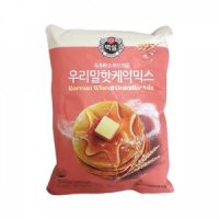 순차배송 가루 밀가루 백설 우리밀핫케익믹스500g X 2매입