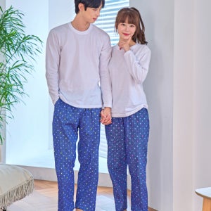 [에이원] 순면 주머니 커플 잠옷 바지 aone01