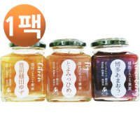 와카야마 고로고로 과일 잼 3종 세트 딸기 무화과 유자 180g