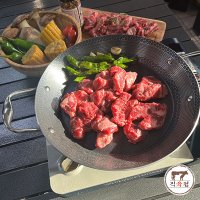 냉장 미국산 초이스 늑간살 소갈비살 바베큐 캠핑음식 1.5 - 1.9kg  1.55kg  1개